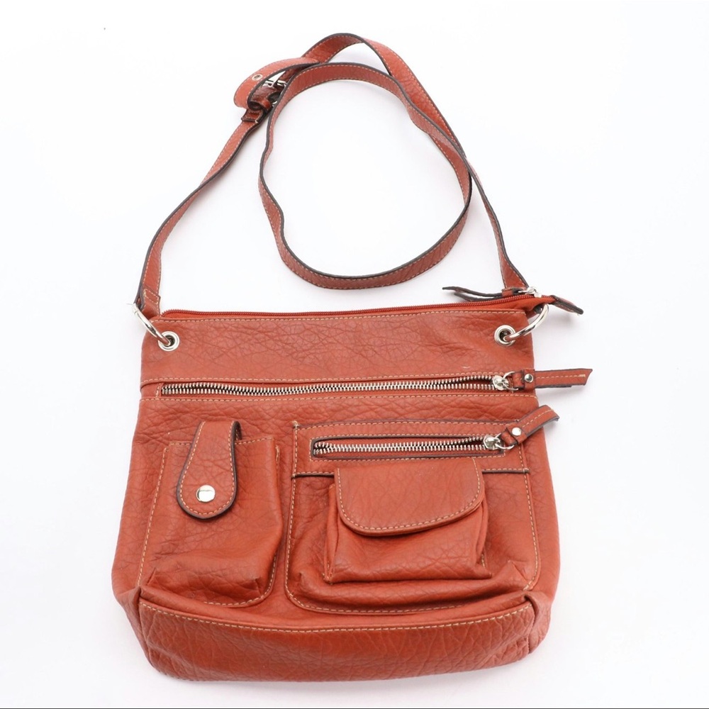 Stylish Brown Leather Crossbody Bag